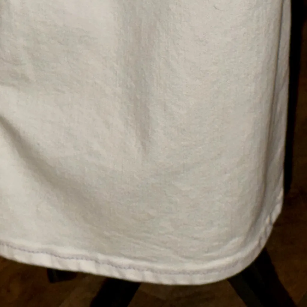 Circus by Sam Edelman White With Purple Embroidery Denim Jeans High Rise Sz 28 - Image 6