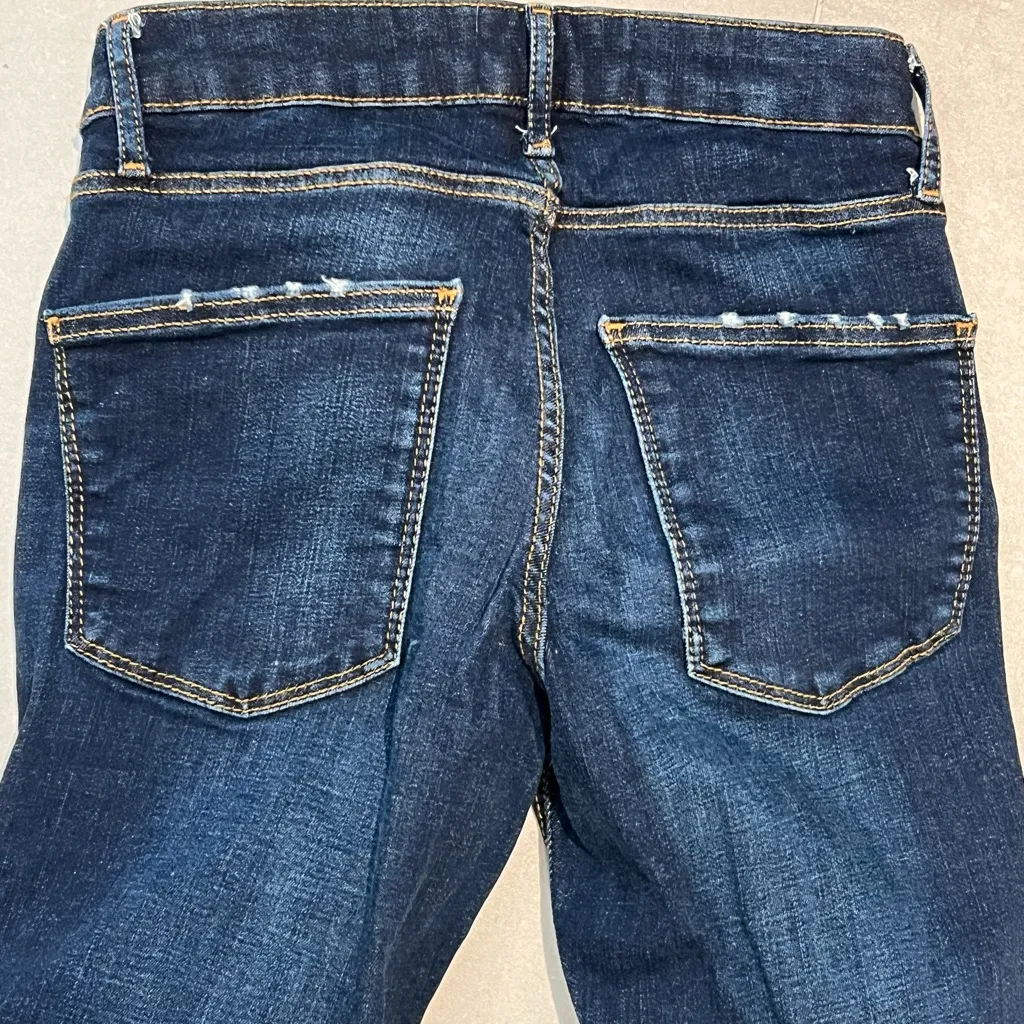 Zara women size USA 02 dark blue skinny high waist jeans brand new never used - Image 2