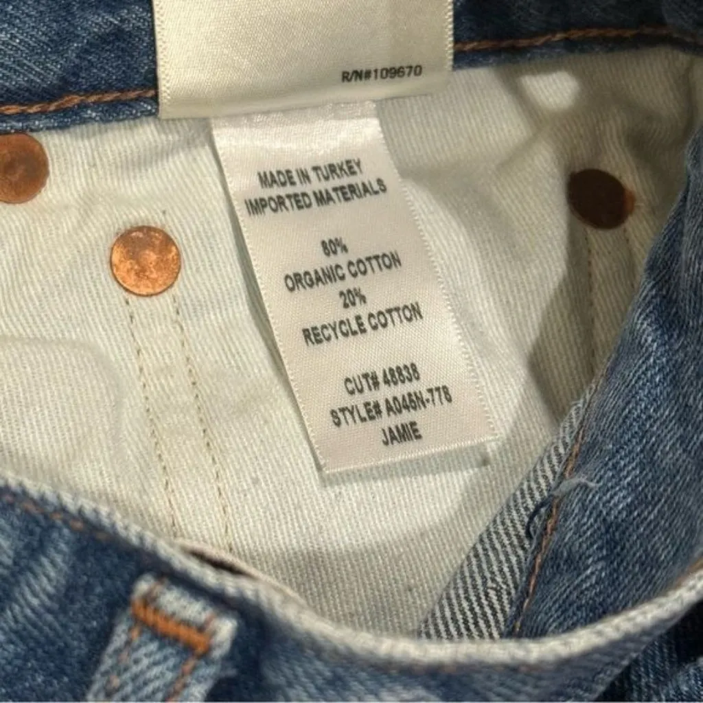 Agolde Jamie Feel Good Relaxed High Rise Crop Jeans Capsule Comfort Coastal 25 - Image 9