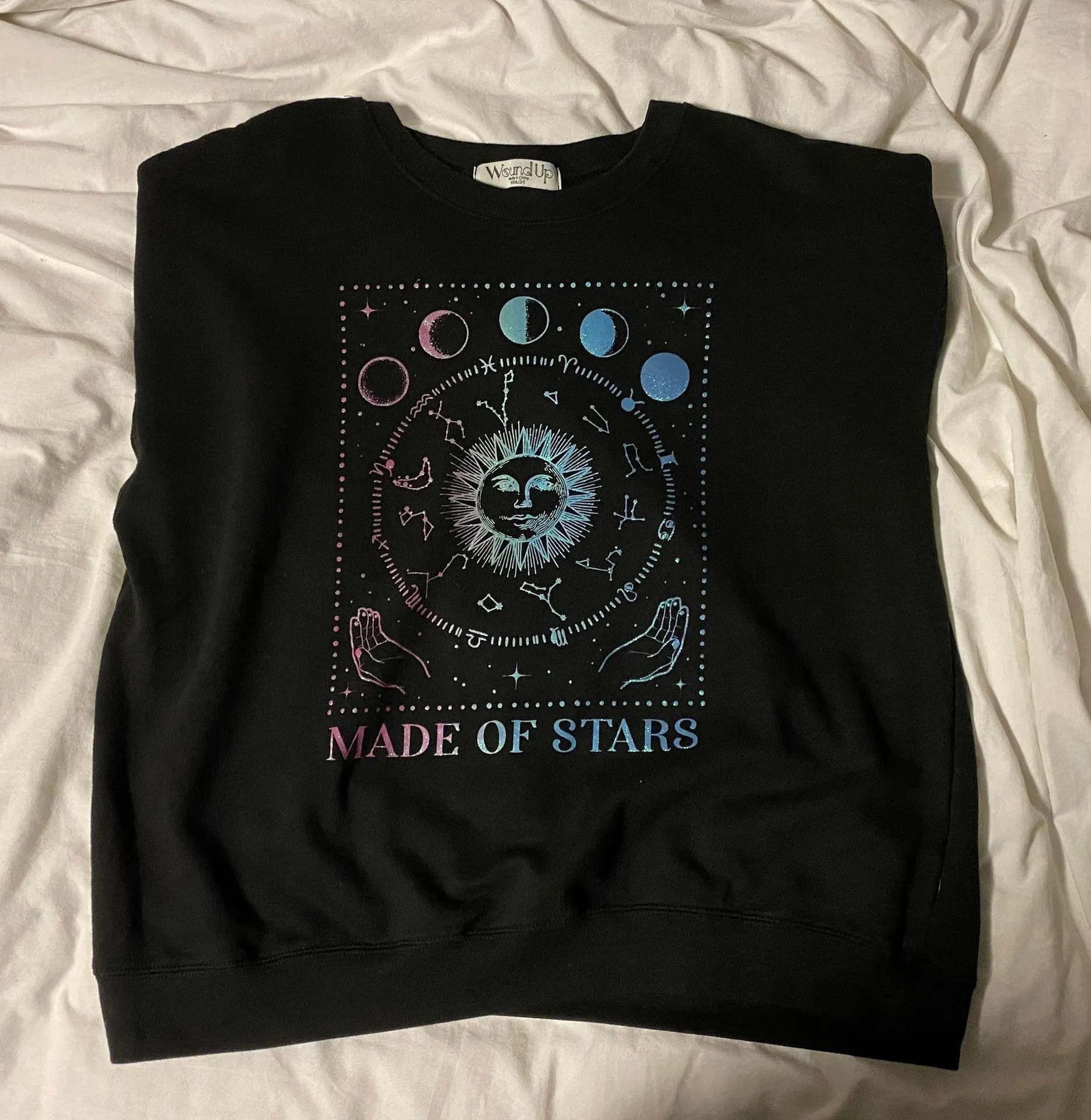 Zodiac Sweatshirt Black Size 3X - Image 2