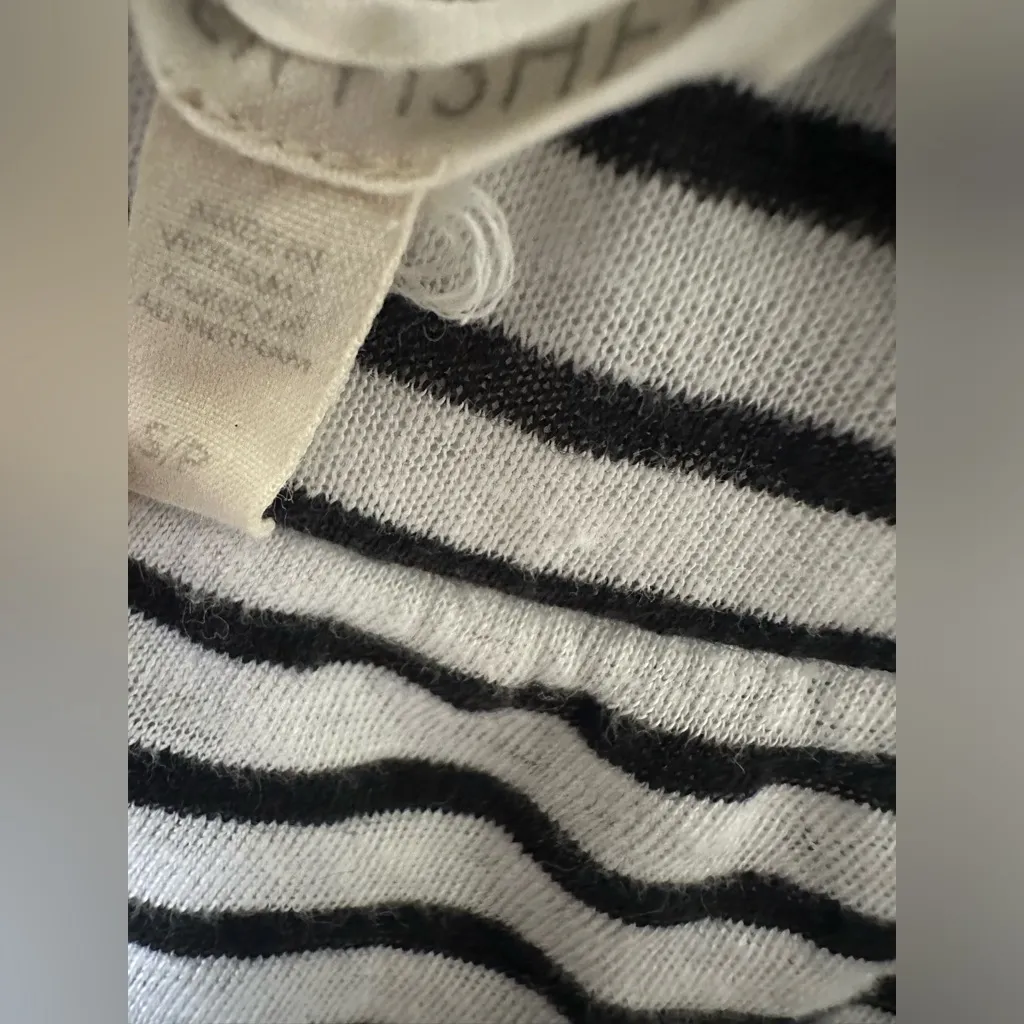 EILEEN FISHER Striped Black and White Women's Skirt. - Image 4