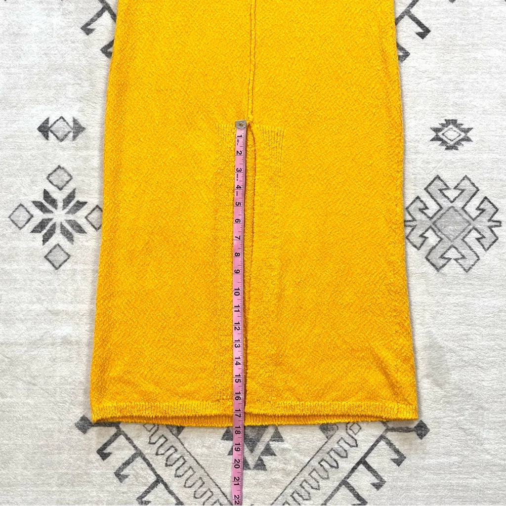 Free People Beach Gold Rio Sweater Knit Strapless Maxi Dress Medium - Image 8