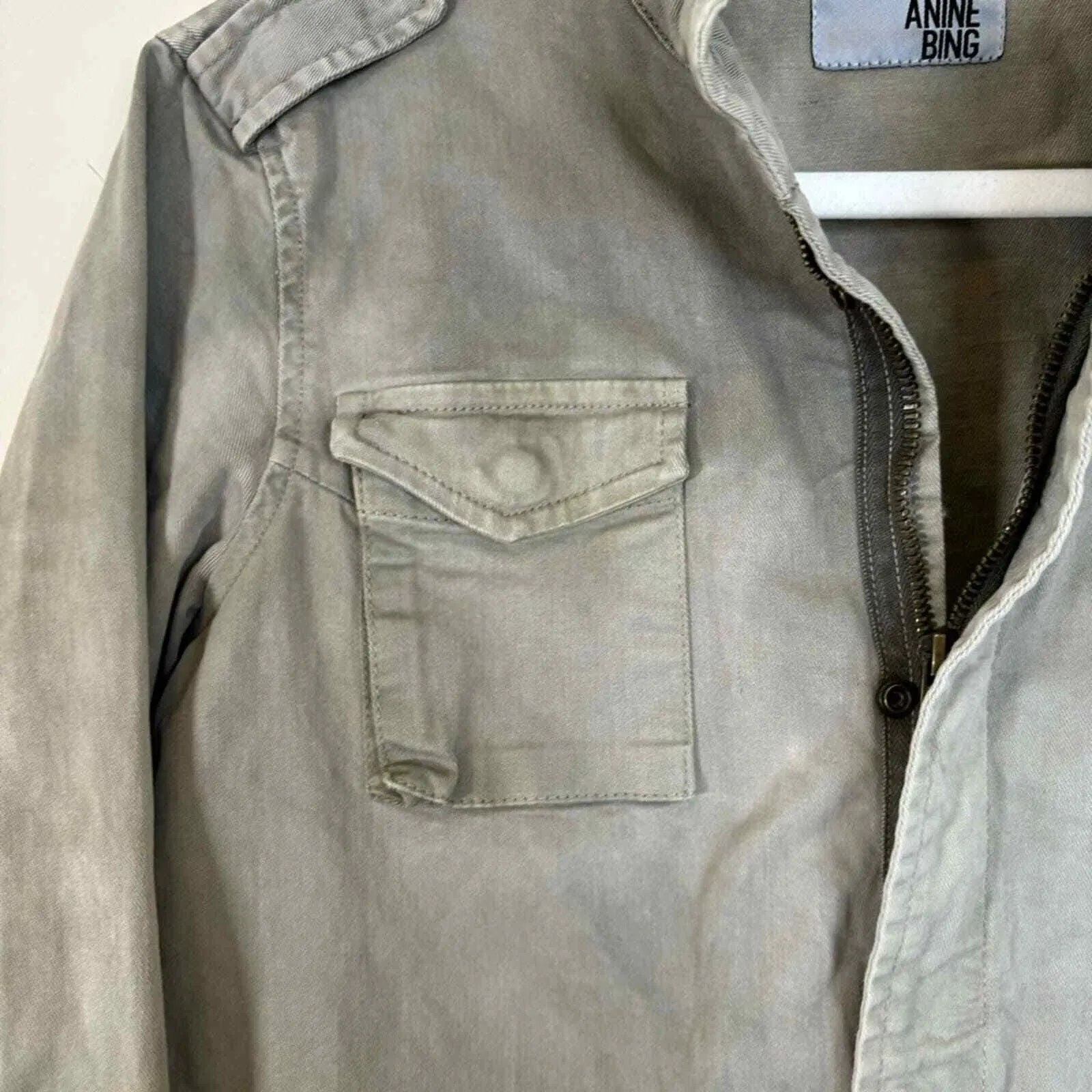 Anine Bing Army Green‎ Jacket Women's XS - Image 6