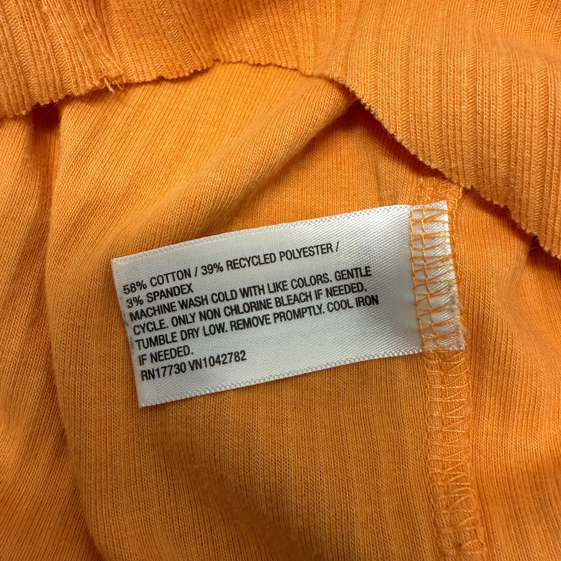 Wild Fable Women’s Orange Cropped Short Sleeve Shirt Size XS - Image 6