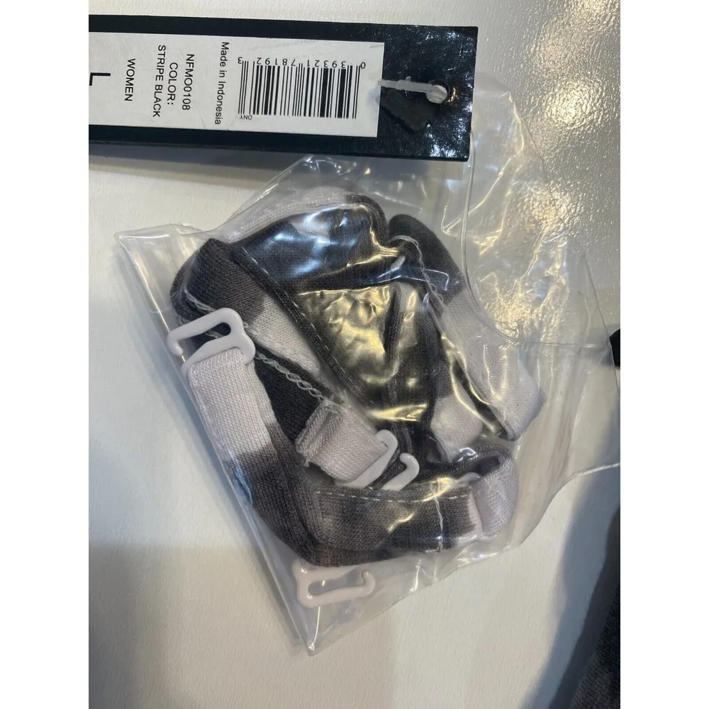 Nicole Miller Black White Dress / Swim Cover Up NWT Size L Women's - Image 5