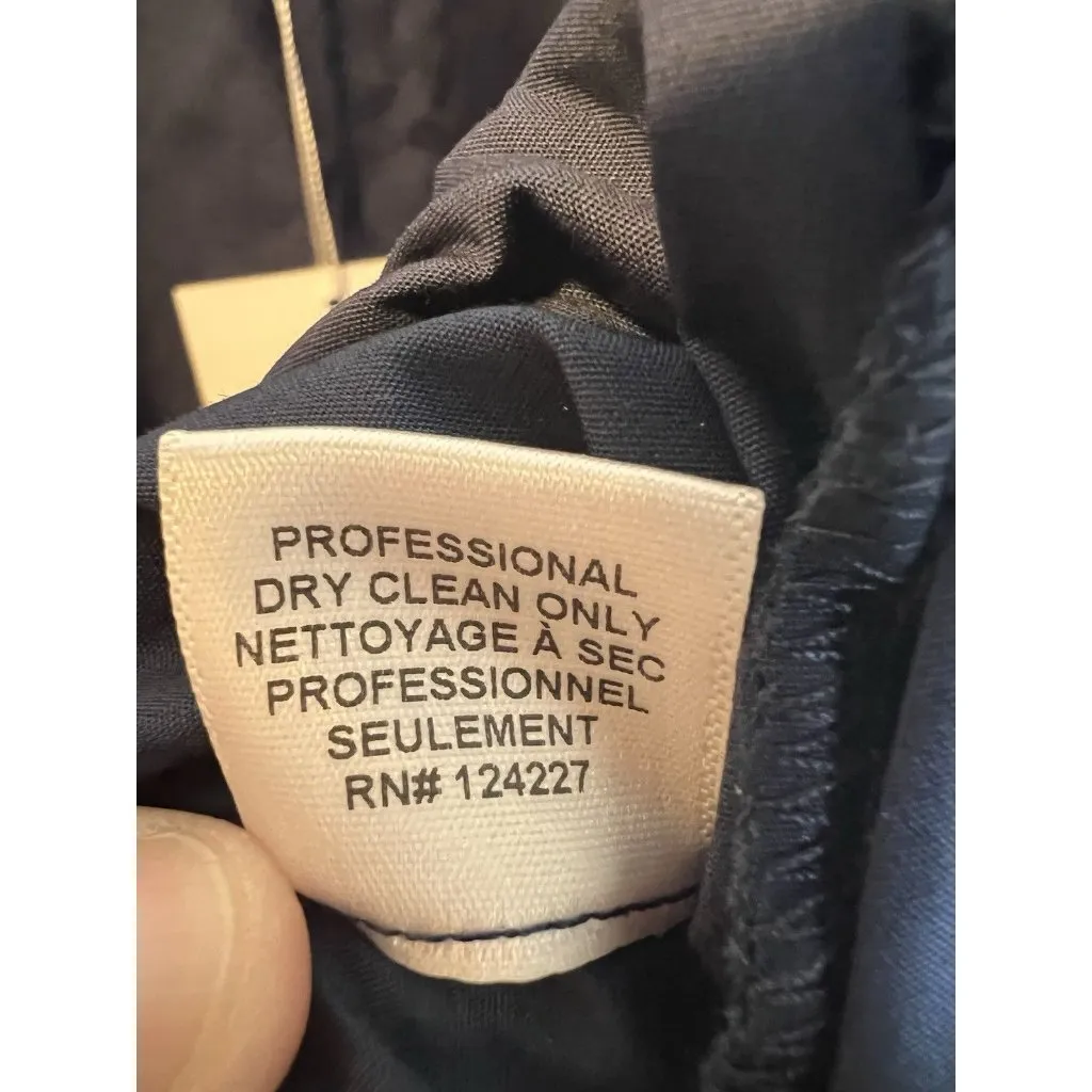 Misa Los Angeles Claudine Dress Size Large Midnight Blue 100% Cotton Coastal NWT - Image 13