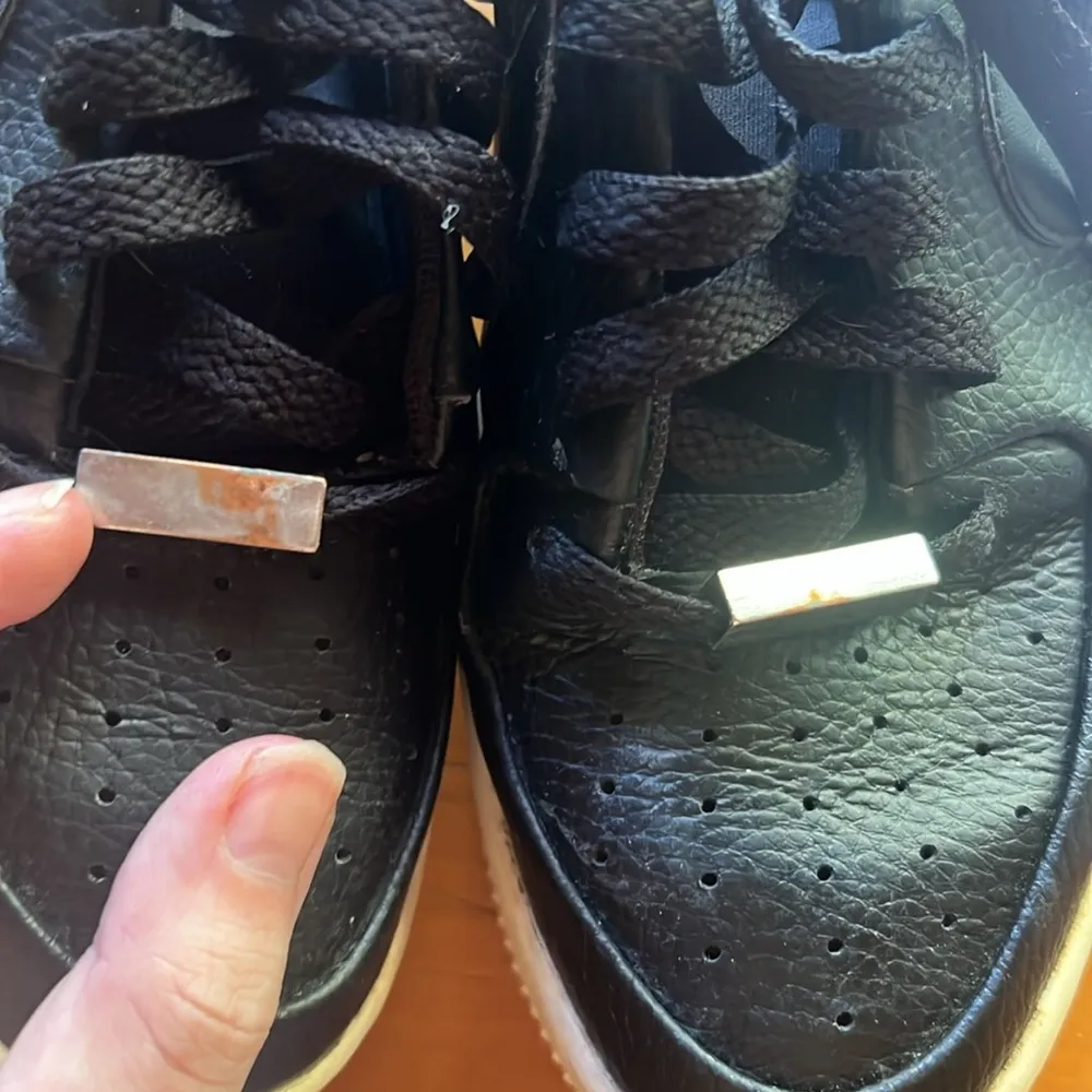 Nike Women's Air Force 1 Sage Shoes Black and White Sneakers sz 6.5 - Image 16