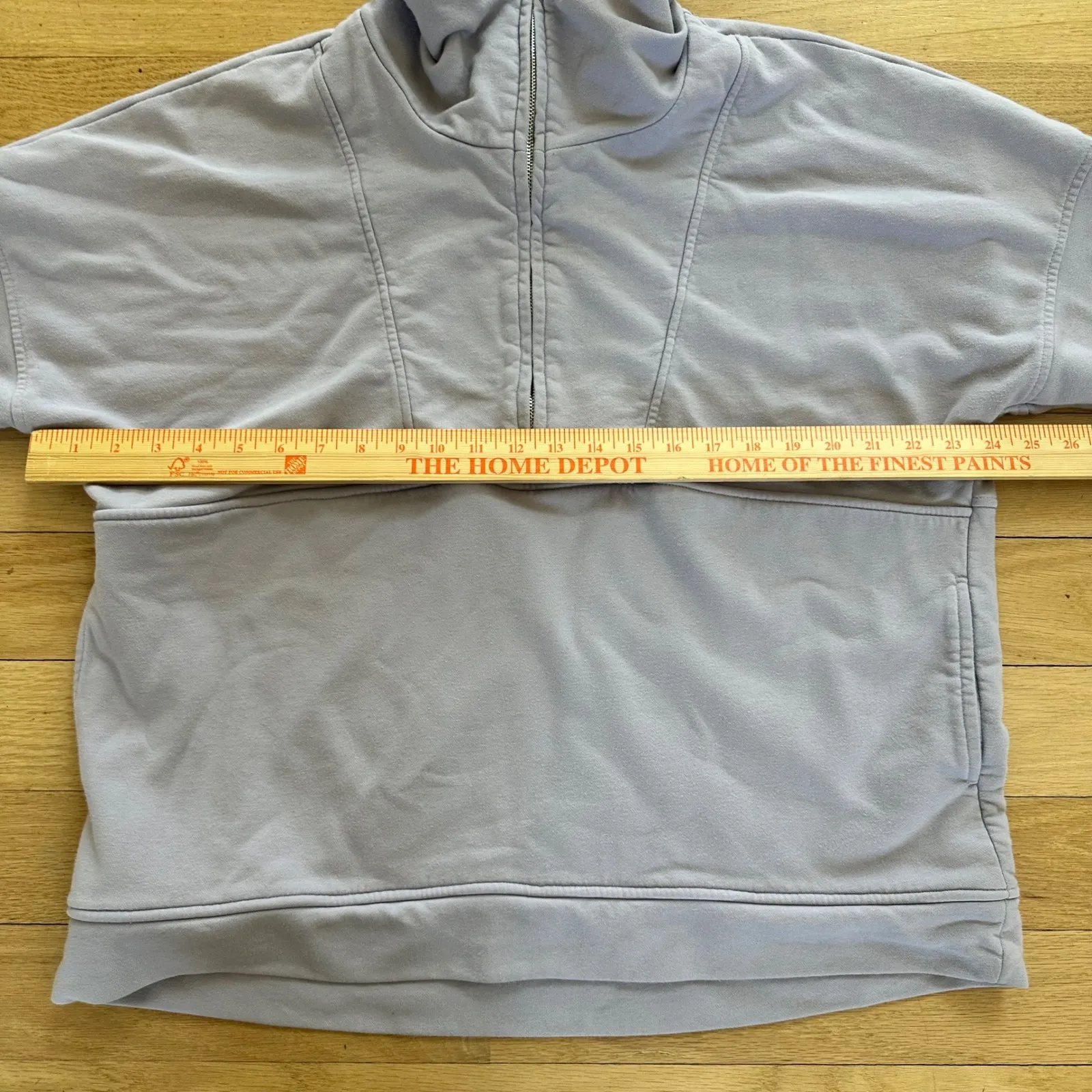 Allfenix Quarter Zip Pullover Sweatshirt Lavender‎ Purple Comfy Casual L Size L - Image 6