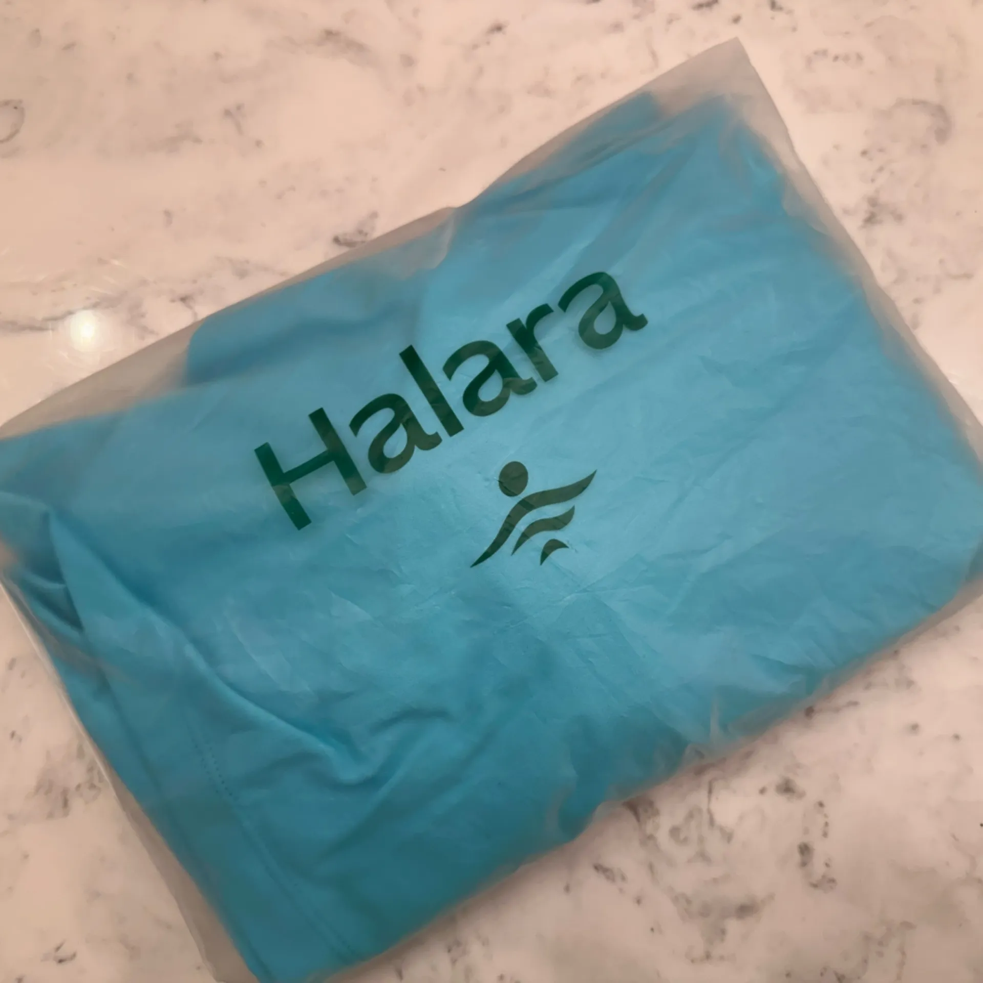 Halara Softlyzero Airy Super High Waisted Yoga Shorts 5" Long Womens L Loka Blue - Image 13