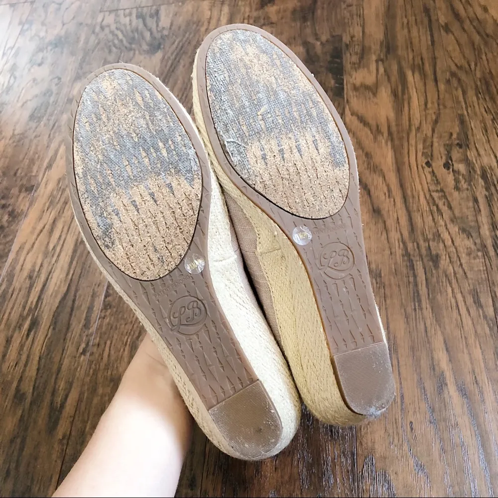 Lucky Brand • Tilly wedge espadrilles beige canvas jute Cobblestone woven hemp - Image 10