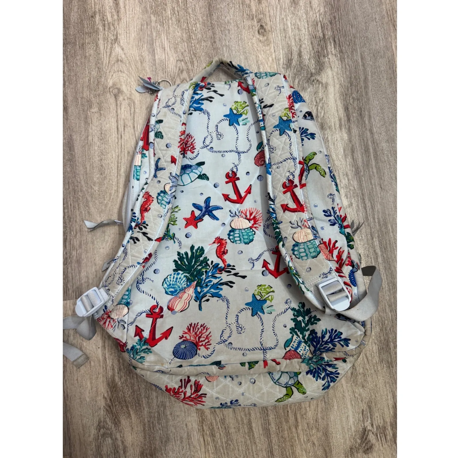 Vera Bradley Ocean Sea Turtle Dream Backpack Discontinued Style Collectible - Image 3