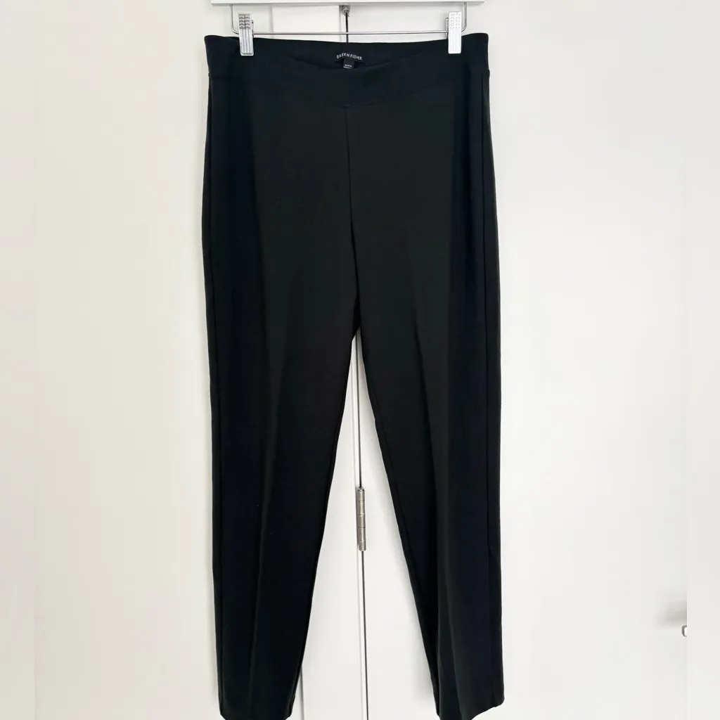 Eileen Fisher Washable Flex Ponte Slim Pant Ankle Length petite Medium green - Image 3