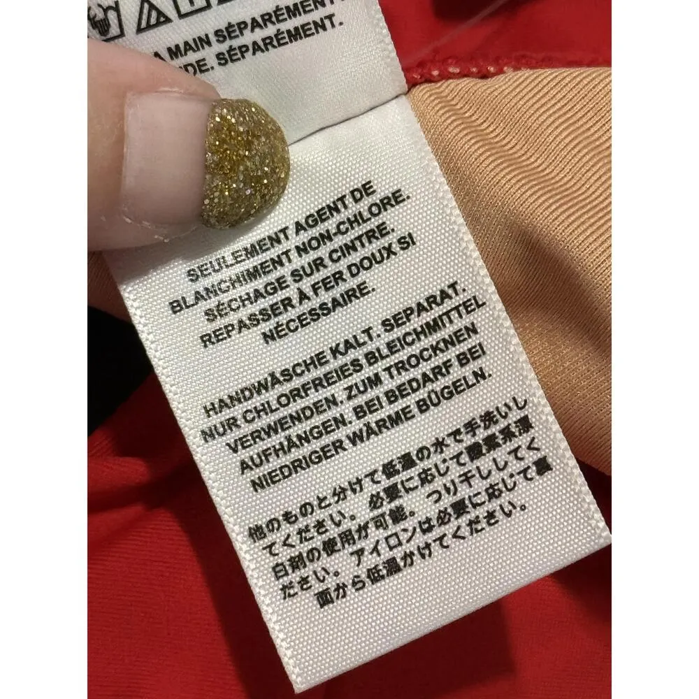 NEW J. Crew Heritage Scoopneck Bikini Top BX611 Bright Cerise Red Womens Size S - Image 6