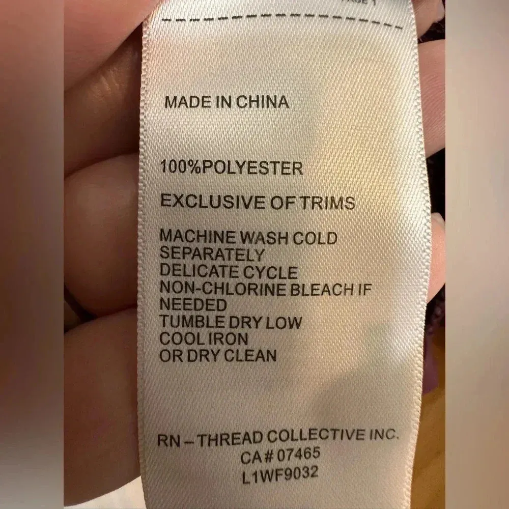 Laundry by Shelli Segal Burgundy Blouse Boucle Trim Long Sleeve Sheer - Image 8