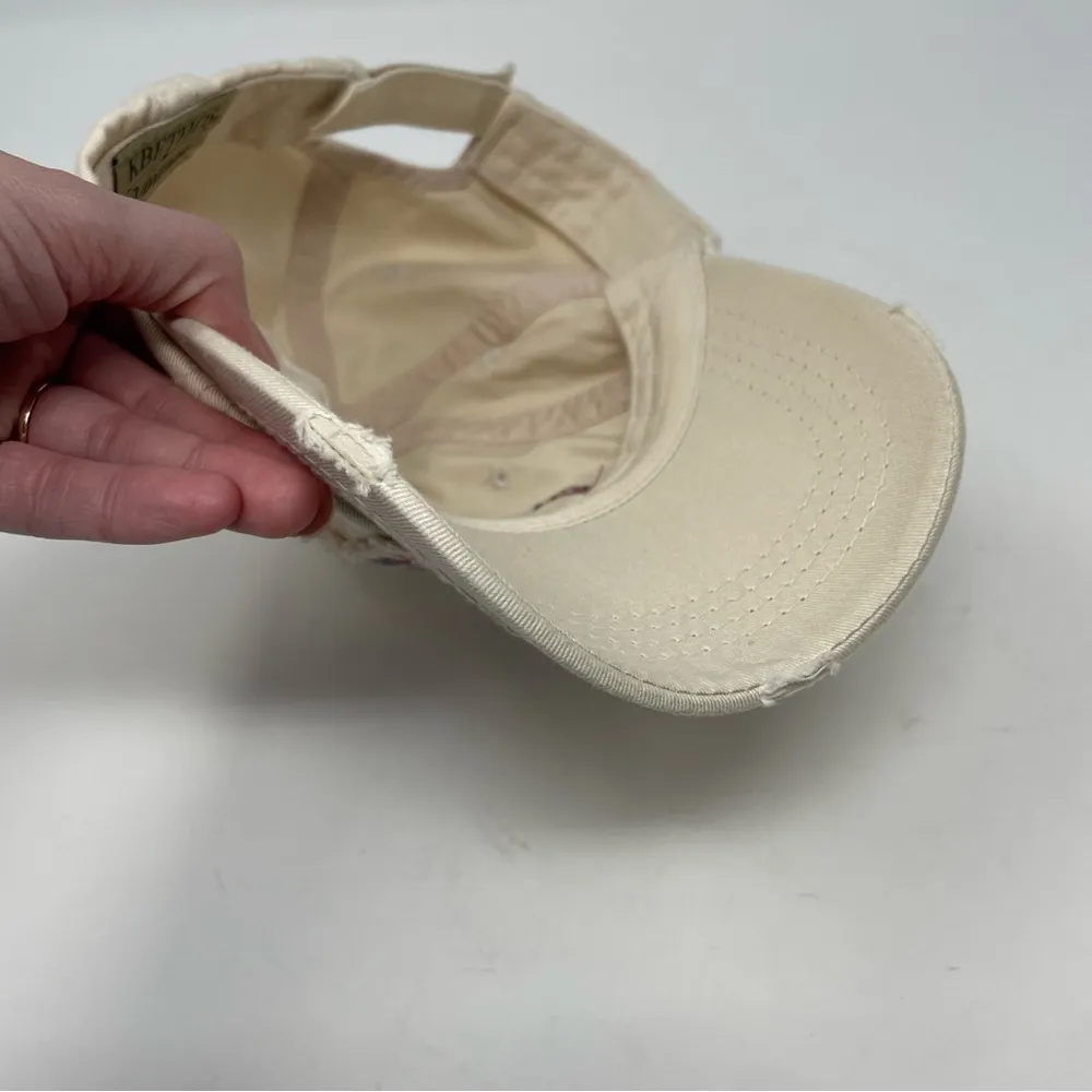 Beige Boots Lace and Lots of Grace Distressed Cowgirl Western Rodeo Baseball Cap Pink - Image 5