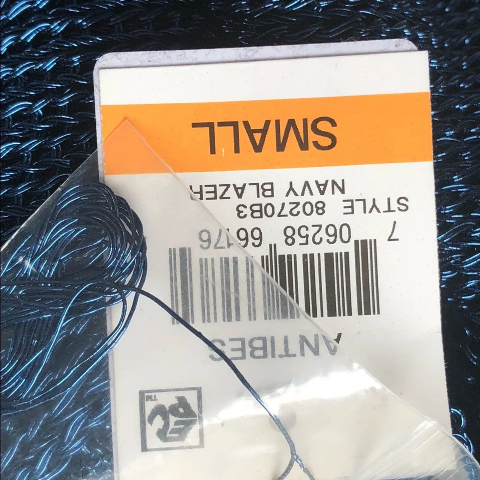 Bar III Electric Blue Metallic Sleeveless Sweater Tank Envelope Hem NWT Small - Image 11