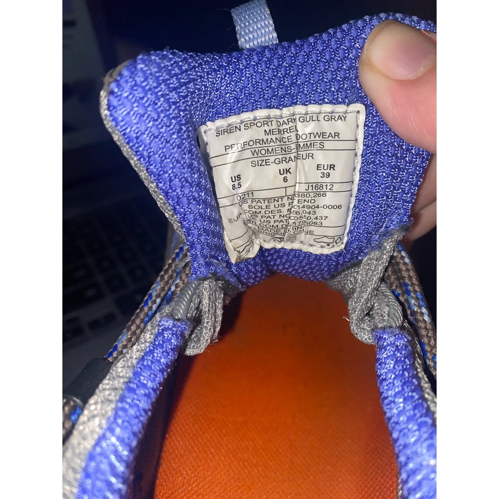 Merrell womens siren sports hiking trail shoes size 8.5 - Image 5