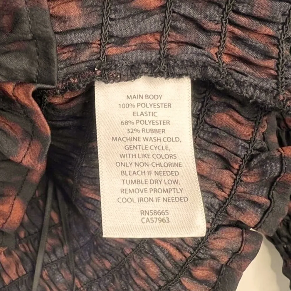 NWT Nordstrom Open Edit Scoop Neck Crop top - Small - Black Brown Shadows - Image 5