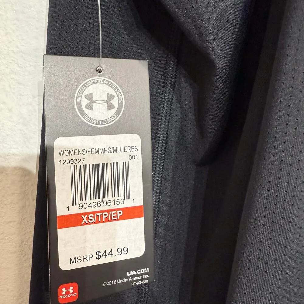 Under Armour Black Heat Gear Racer Back Tank Top Sz XS NWT - Image 9