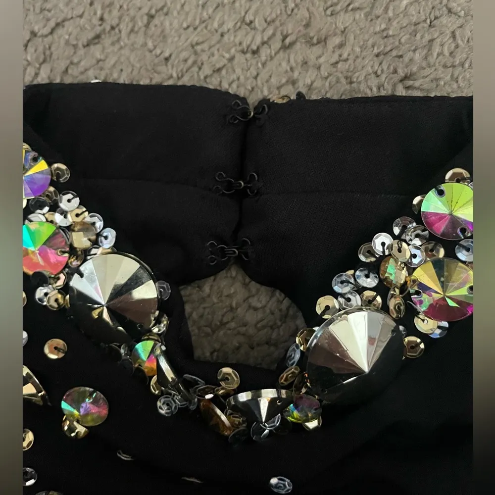 Mari Lee Crystal Rhinestone Bodycon Homecoming Dress - Image 10