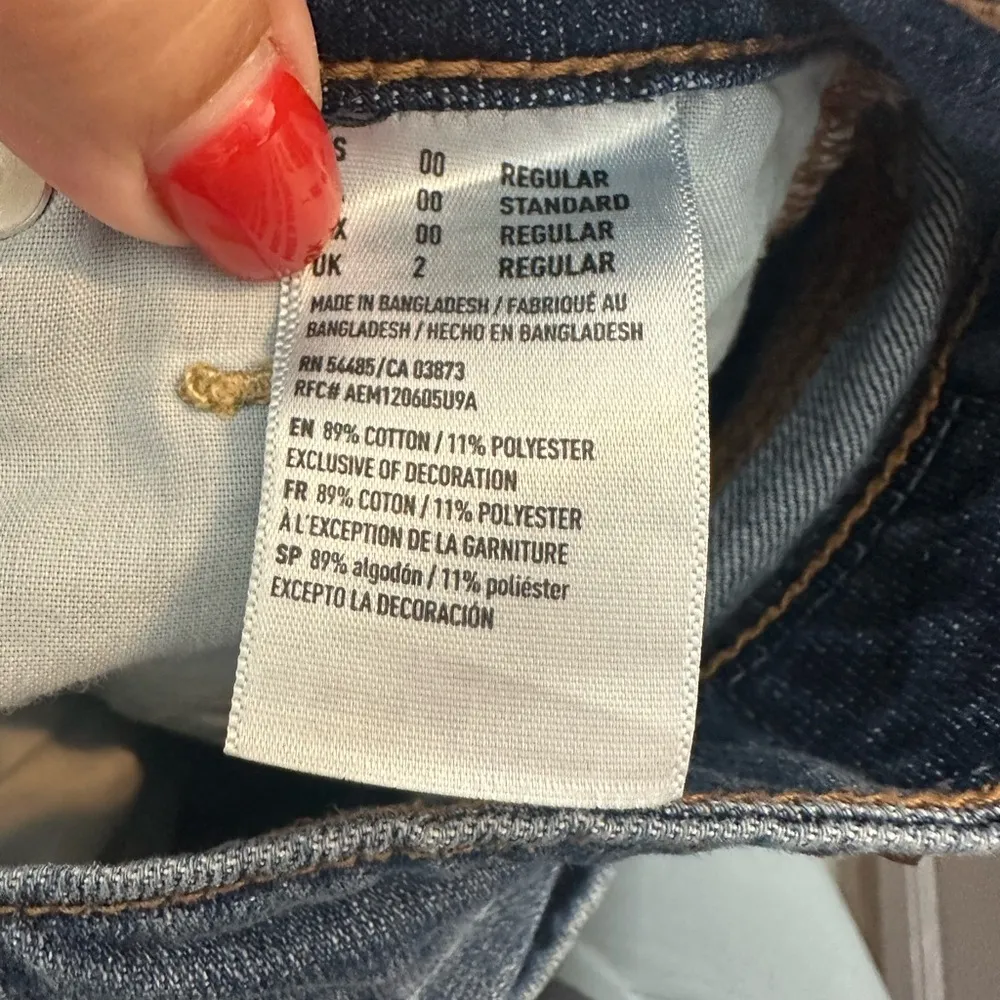 American Eagle TomGirl Jeans, Size 00 Regular - Image 10