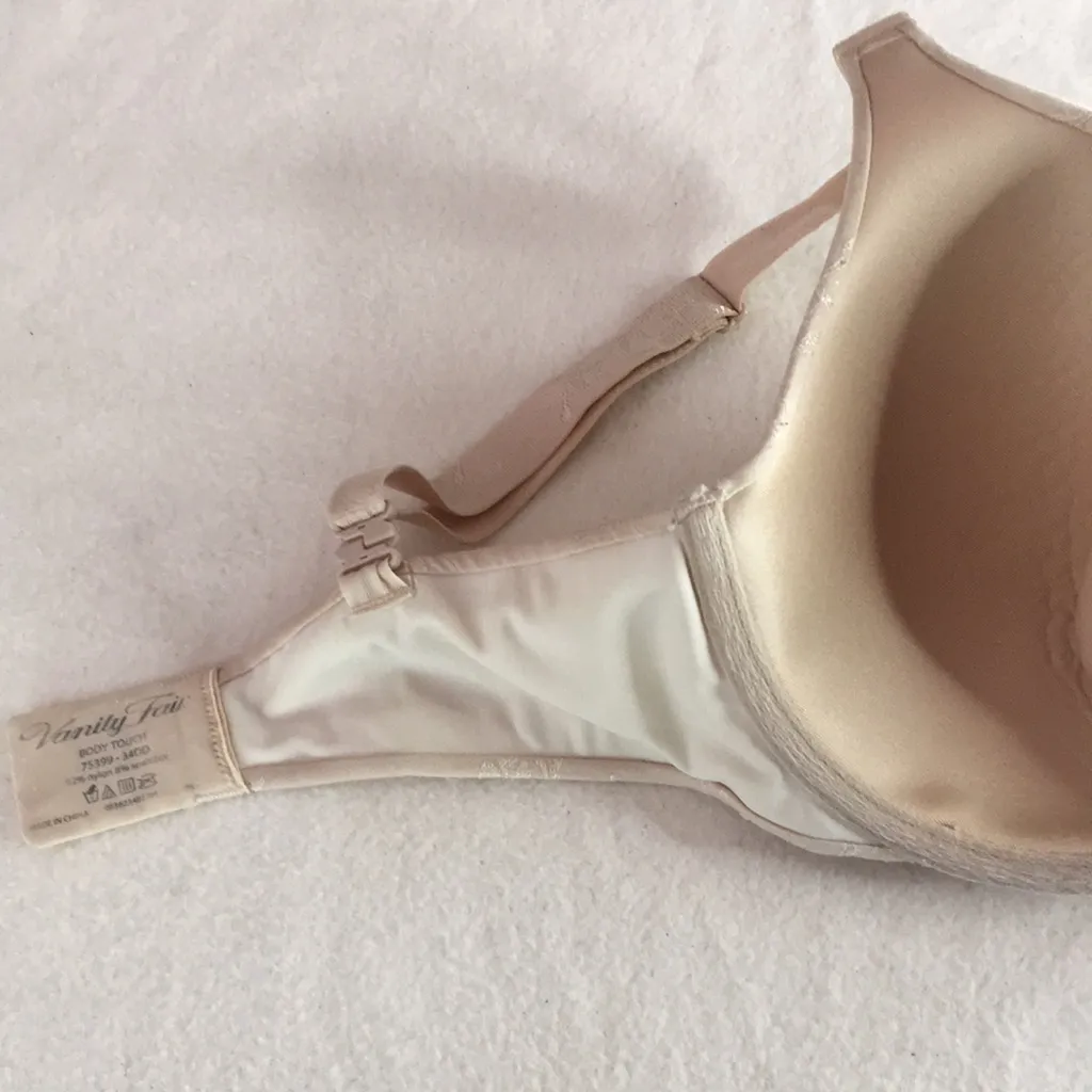 Vanity Fair Body Touch Nursing Bra Tan Size 34DD - Image 8