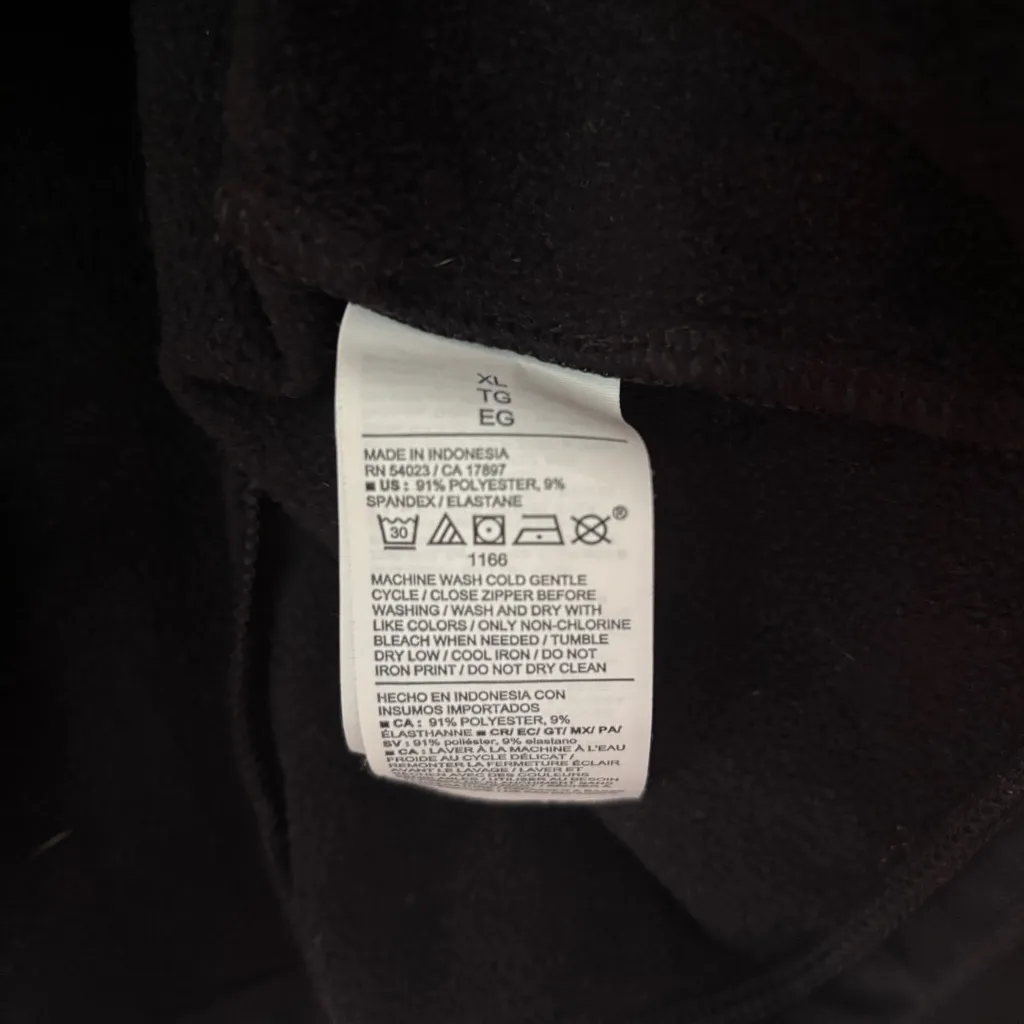 Old Navy Maternity Powersoft Full Zip Hooded Jacket Black Jack‎ Size XL Athletic - Image 9