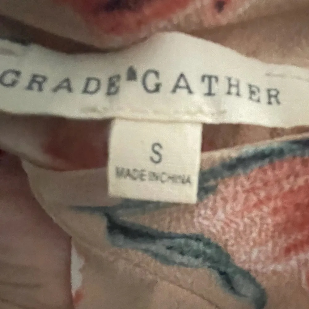 GRADE & GATHER cross front Jumpsuit floral design adjustable straps - Image 12