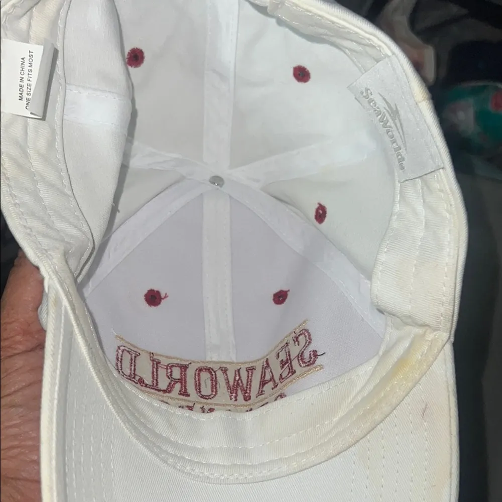 SeaWorld Orlando White Cap - Image 6