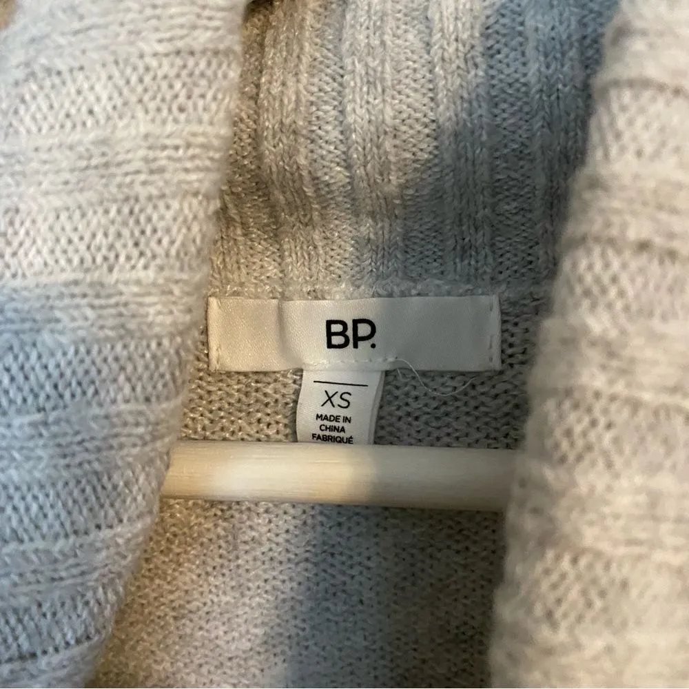 Bp Turtleneck Sweater Gray Knit Casual Neutral Cozy Comfy - Image 7