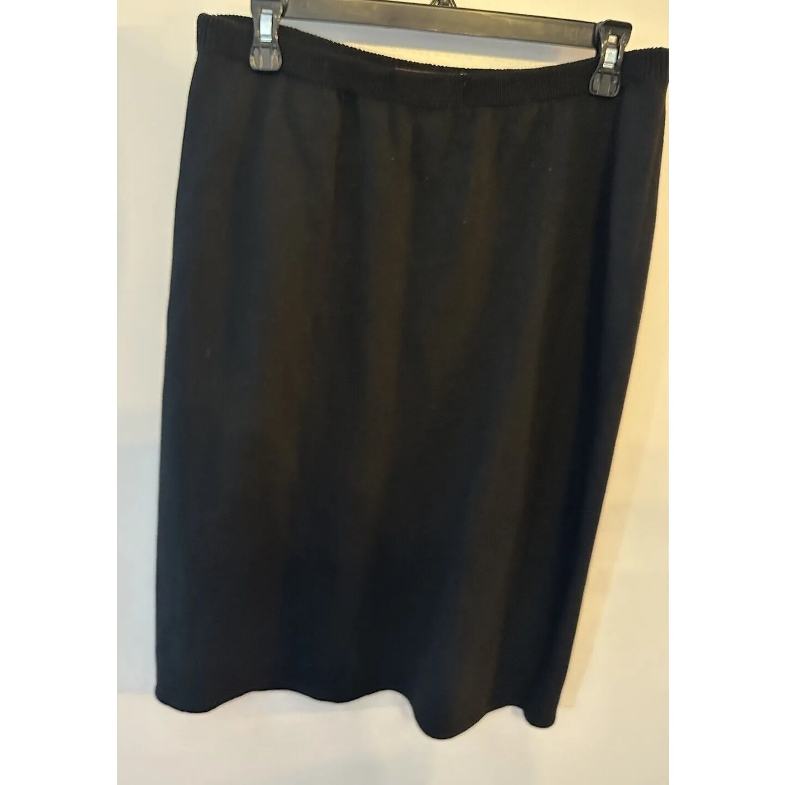 Vintage Sweater Skirt Set Brownstone Studio NewYork Size 12 Petite Black/Gold - Image 8