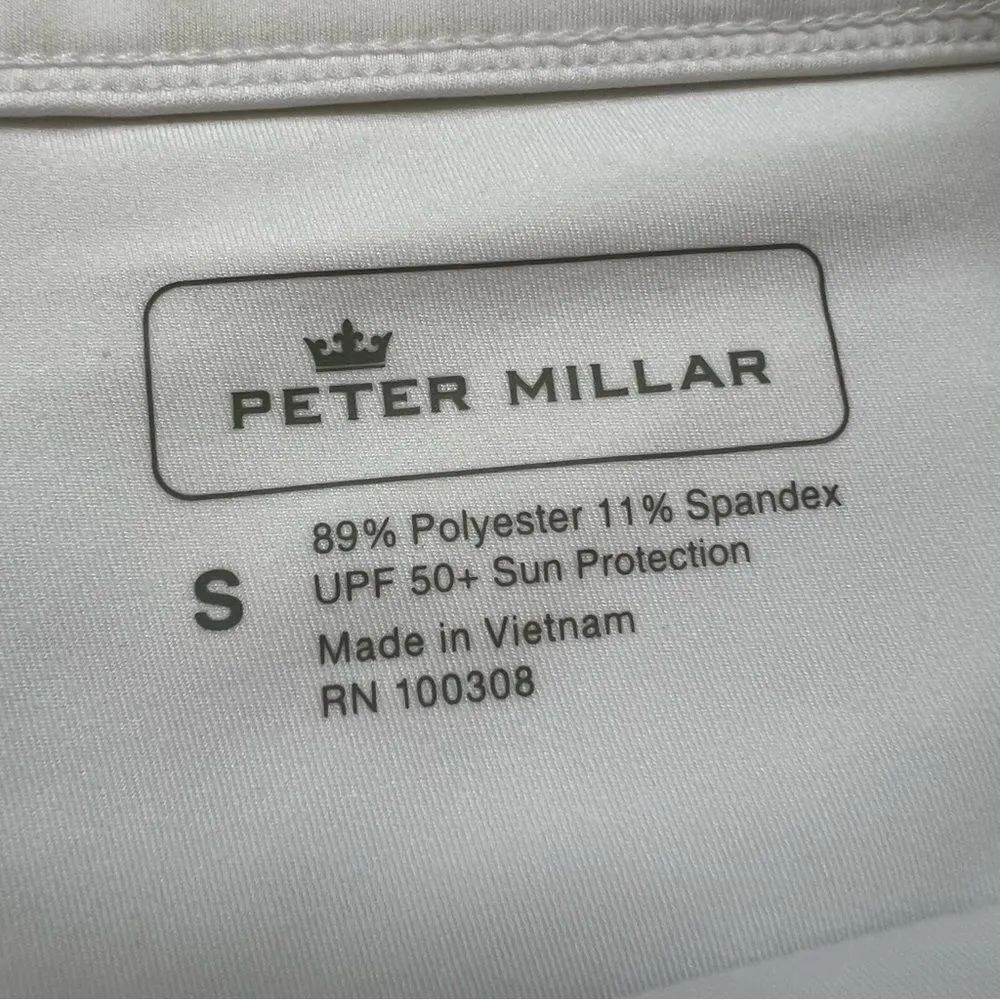 Women’s Peter Millar Alice Petal Hem Golf Skort Apres Party Champagne Small - Image 5