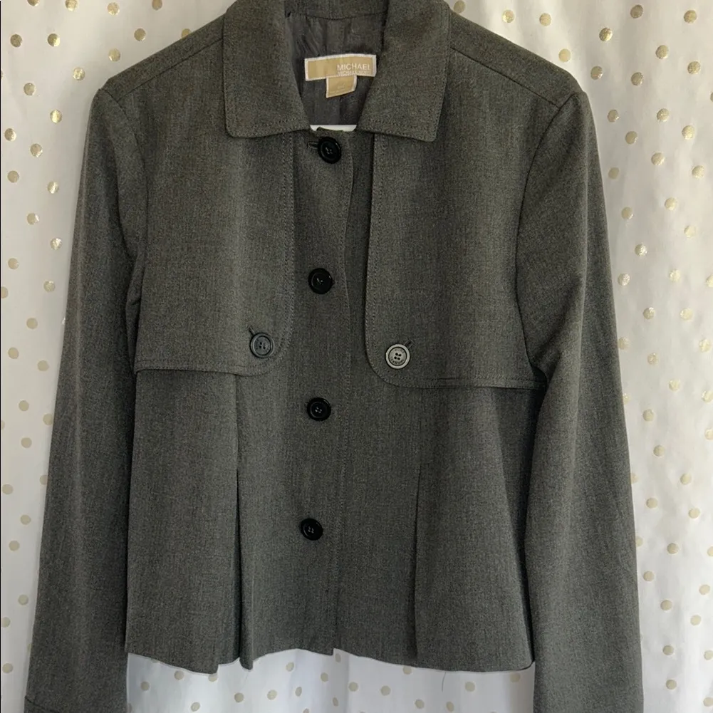 Michael Kors Charcoal Women's Blazer - Image 2