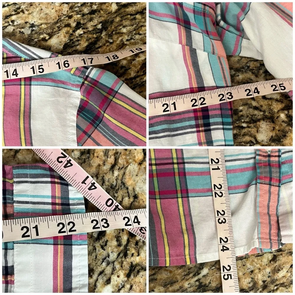 Talbots Plaid Button Down Shirt XLP – Preppy Anglercore Fishermen Camp Shirt - Image 6