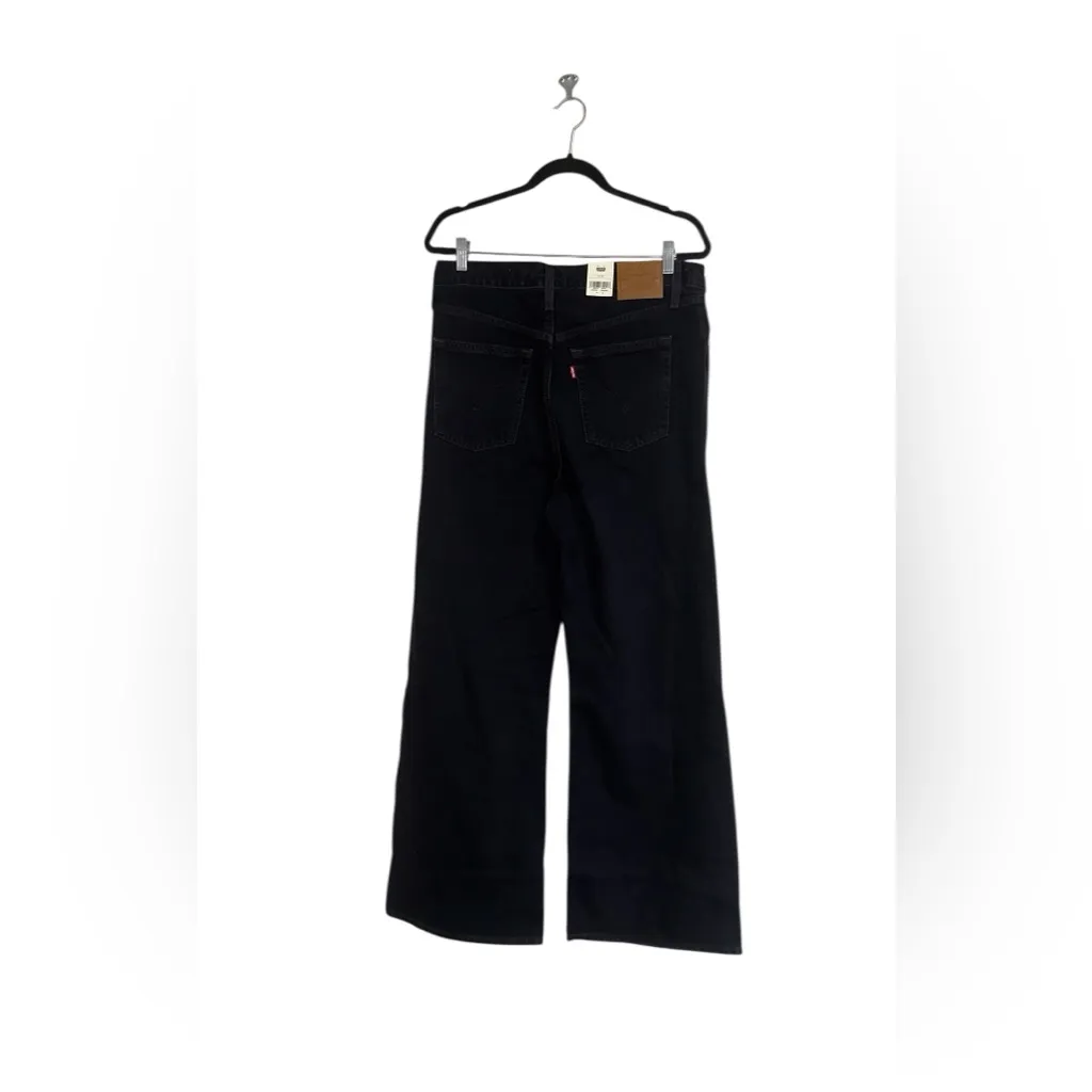 NWT Levi's Ribcage Wide Leg Jeans Black 31X30 - Image 10