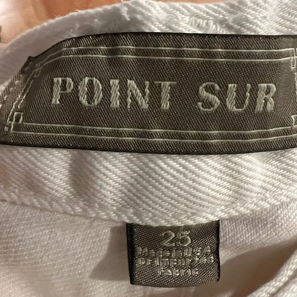 J crew‎ Point Sur loose straight jean in white womens size 25 high rise - Image 11