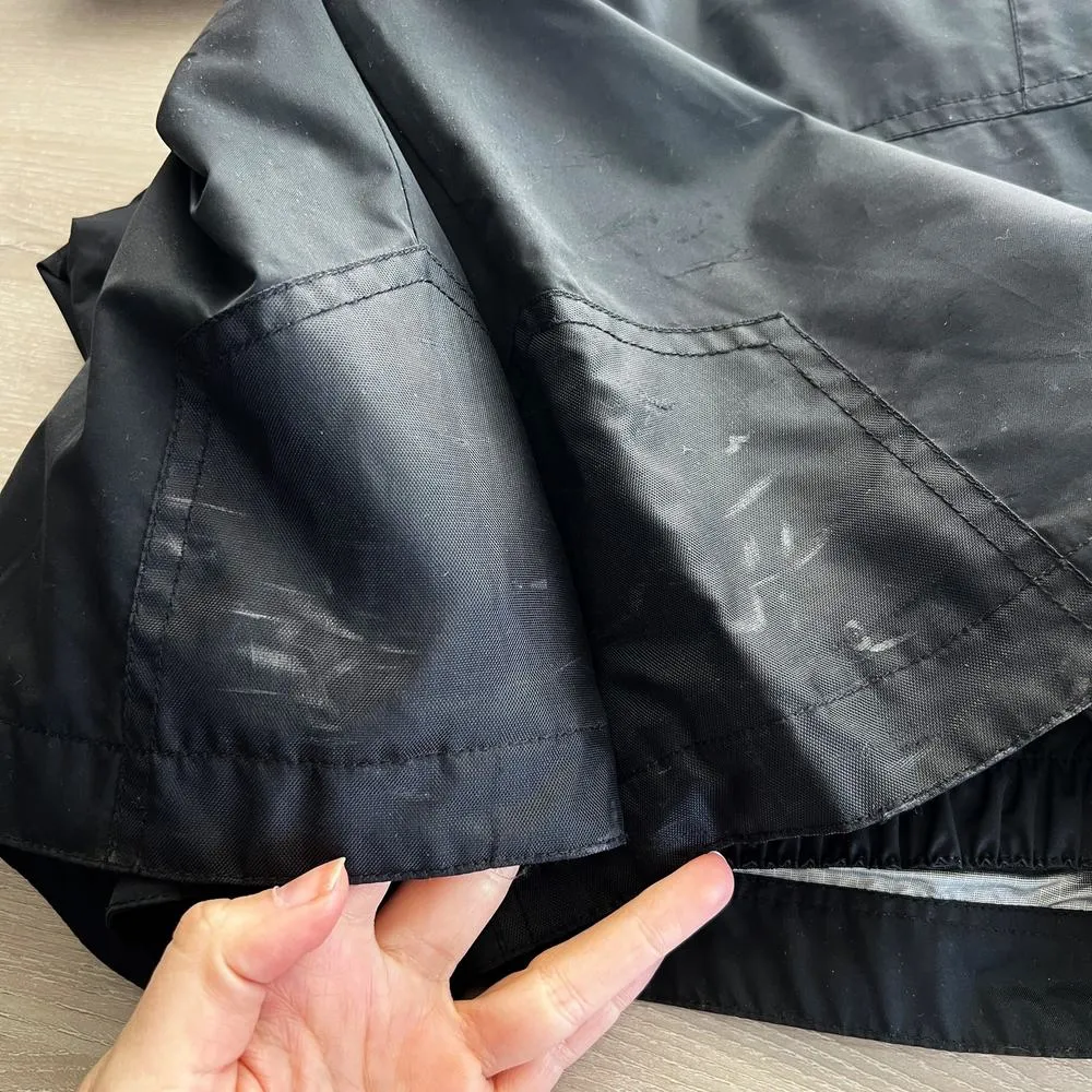 [NILS Sportswear] Black Water Resistant Nylon Winter Snowboard Ski Pants Sz 12 - Image 11