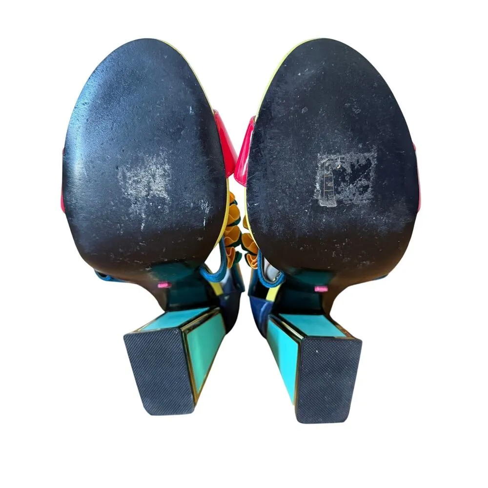 KAT MACONIE Aya Bird Extra Embellished Fun High Heel Size 9 - Image 9