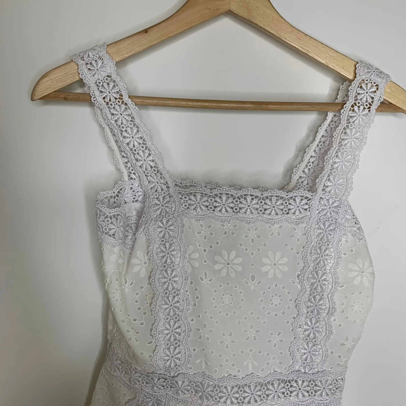 Charo Ruiz Zuma Eyelet Embroidered White Romper Womens XS New - Image 5
