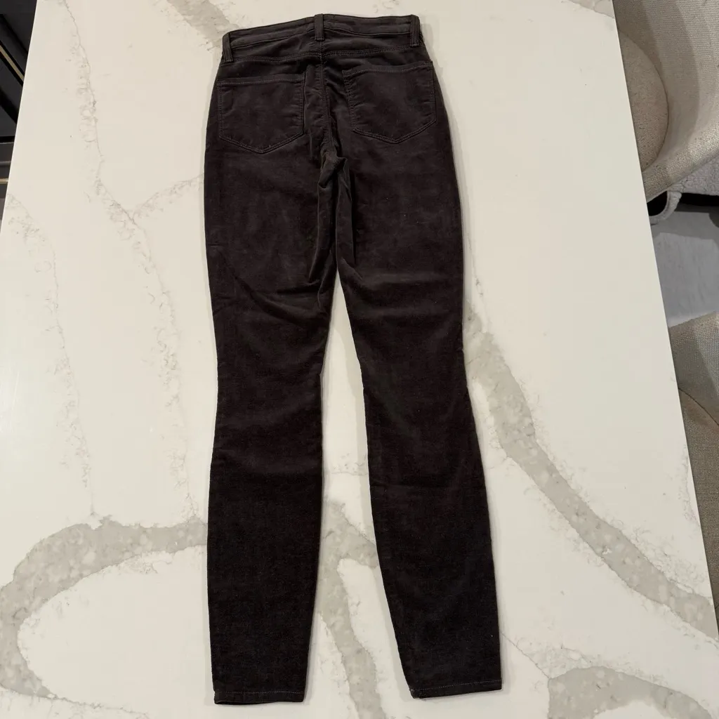L’AGENCE NWT Monique Velvet Ultra HighRise Skinny Jeans/Pants Womens 23 DarkGray - Image 8