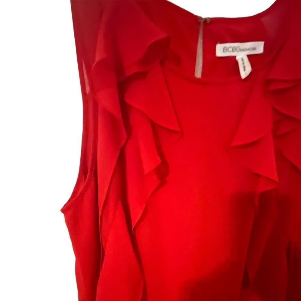 BCBG Generation Women’s Ruffle Tent Dress - Image 9