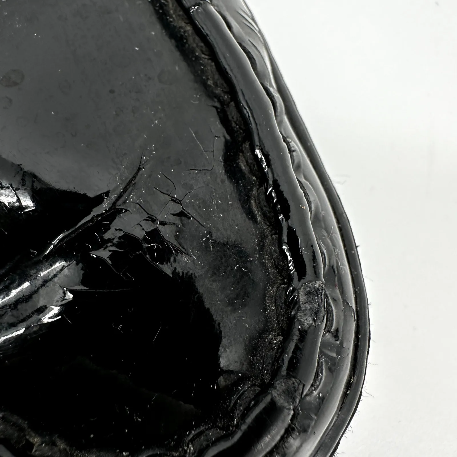 Tod's Gommino Driving Shoes Patent Leather Vibram Slip On Black EU 37.5 US 7 - Image 9