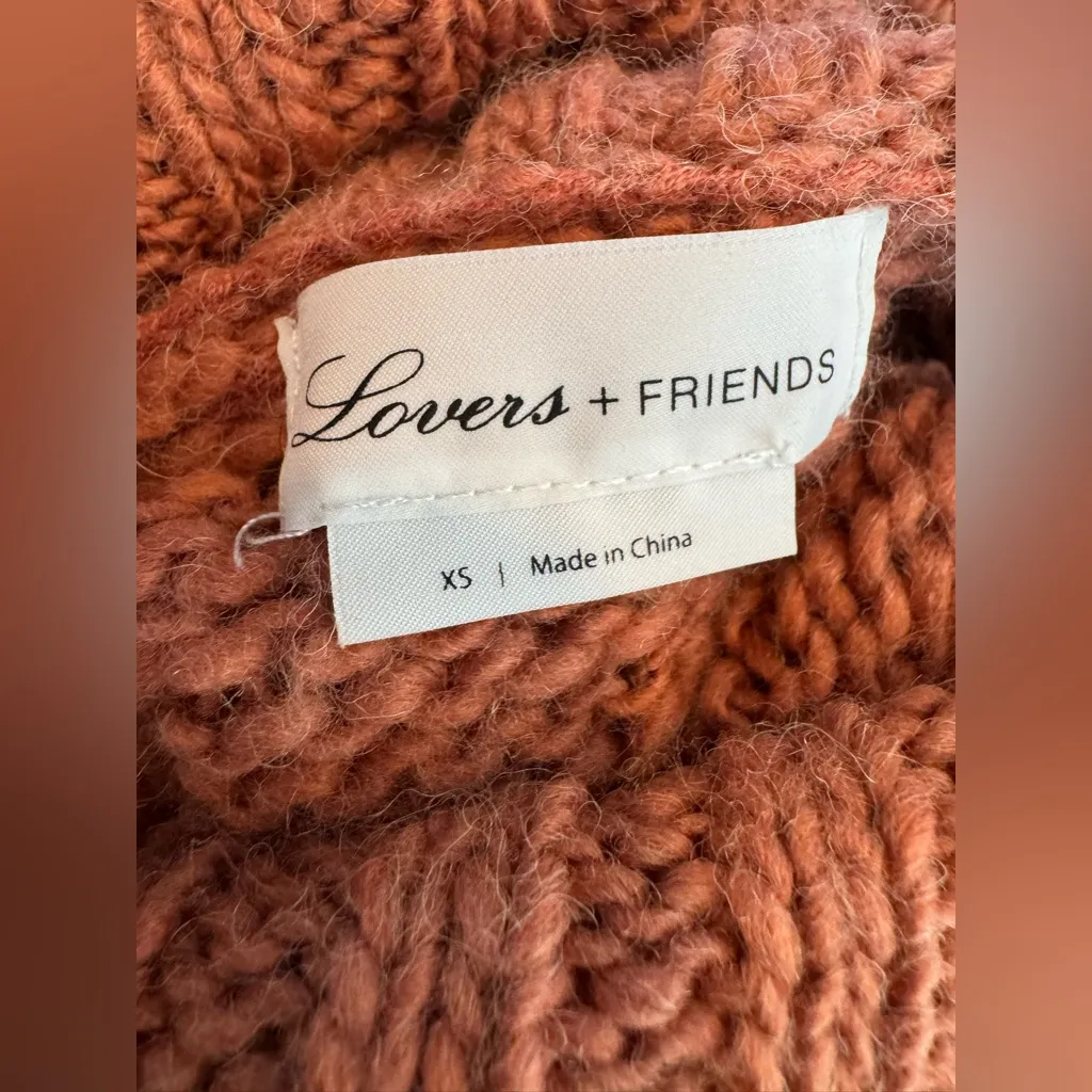 Lover and Friends Pink Turtleneck Sweater Dress - Image 7