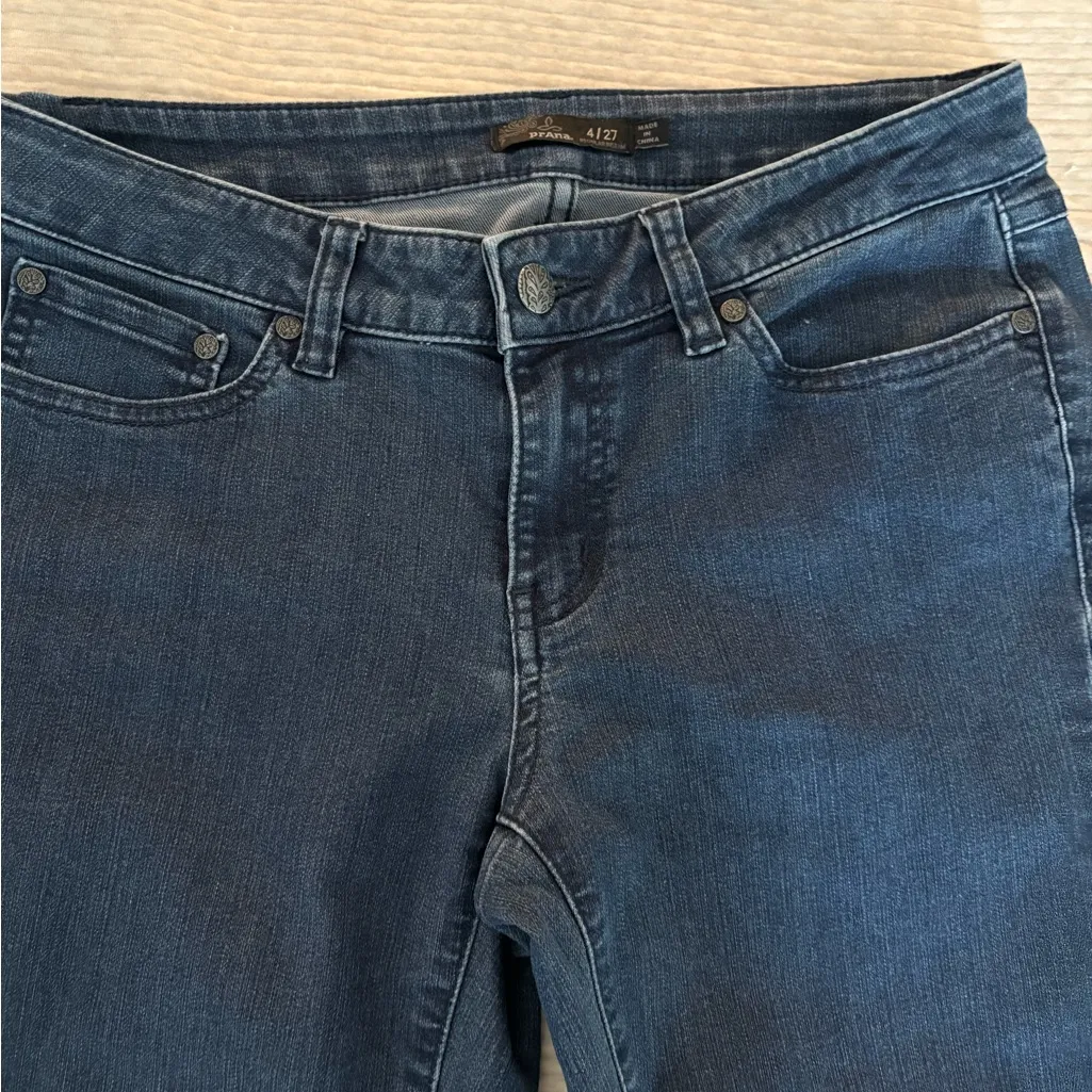 Prana Kayla Jeans Skinny Slim Mid-Rise 5 pocket Women’s‎ Size 4 - Image 3