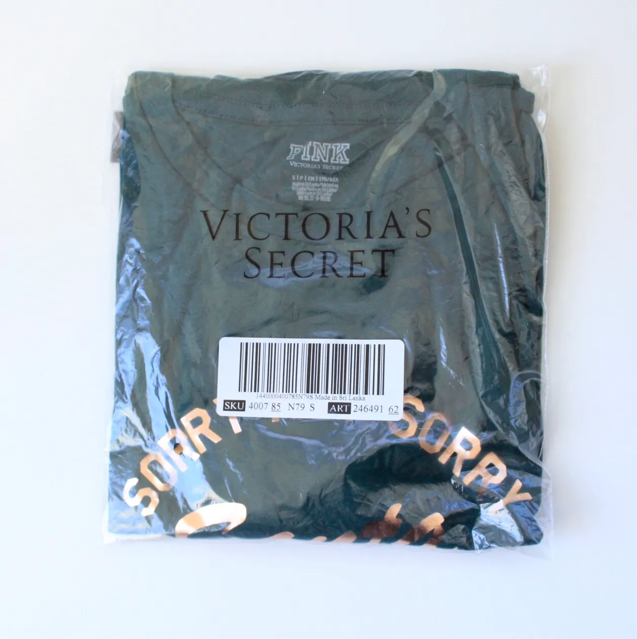 Victoria Secret Pink | Sorry Not Sorry Santa Crop Top - Image 3