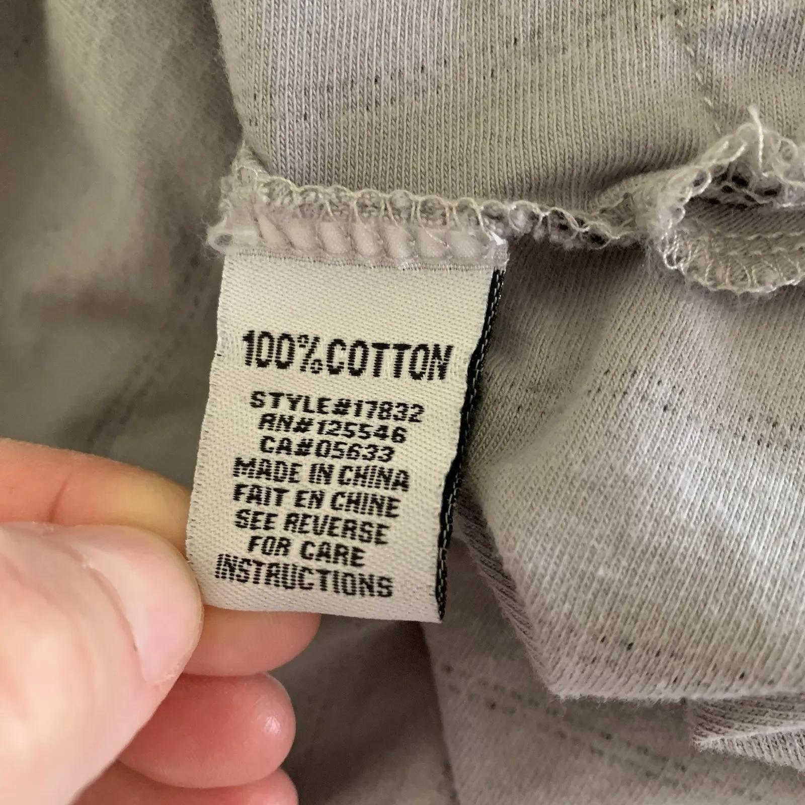 Habitat Gray Stripe Relaxed Fit Tunic Top Casual Layering XL - Image 5