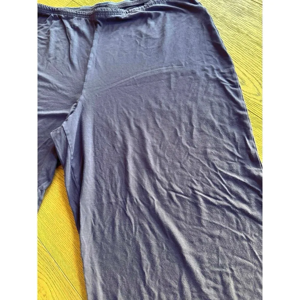 J.Jill Full Leg Cropped Eggplant Purple Leggings Yoga Activewear Sporty Casual - Image 2