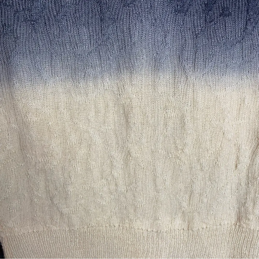 Adam by Adam Lippes wool mohair ombre longline belted sweater cardigan size XS - Image 11