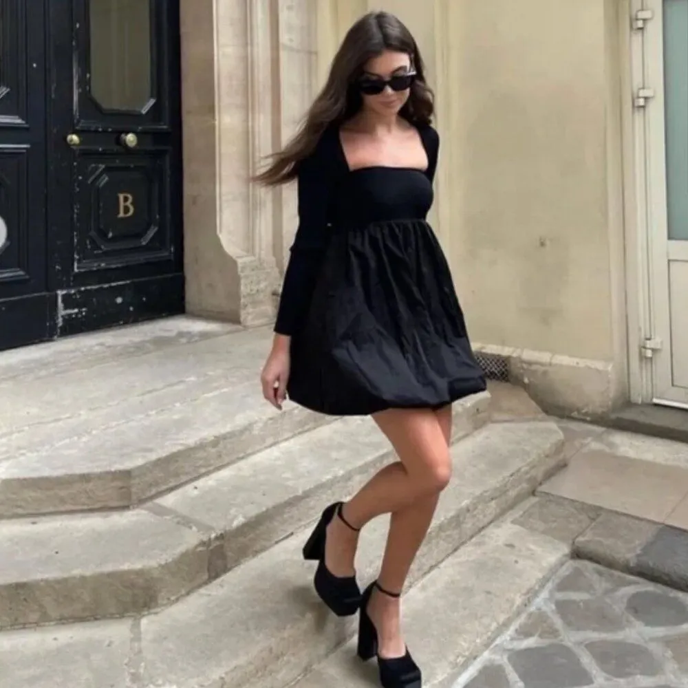 BLOGGER FAVORITE Zara black party dress NWT - small/med - Image 5