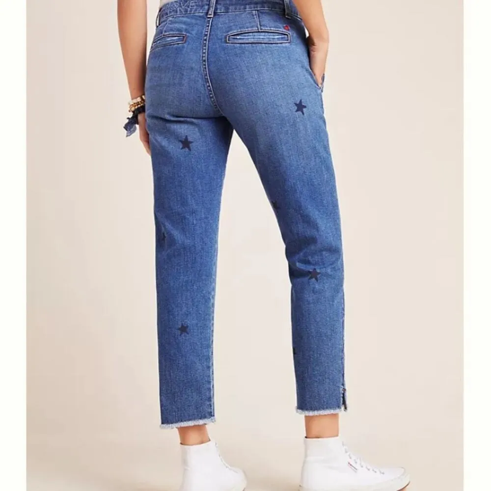 NWT Anthropologie Sundry Stars Relaxed Straight Jeans sz 26 - Image 3